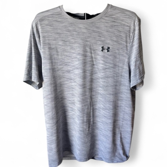 Under Armour Men's Heathered Gray Short Sleeve Tee - Picture 1 of 5